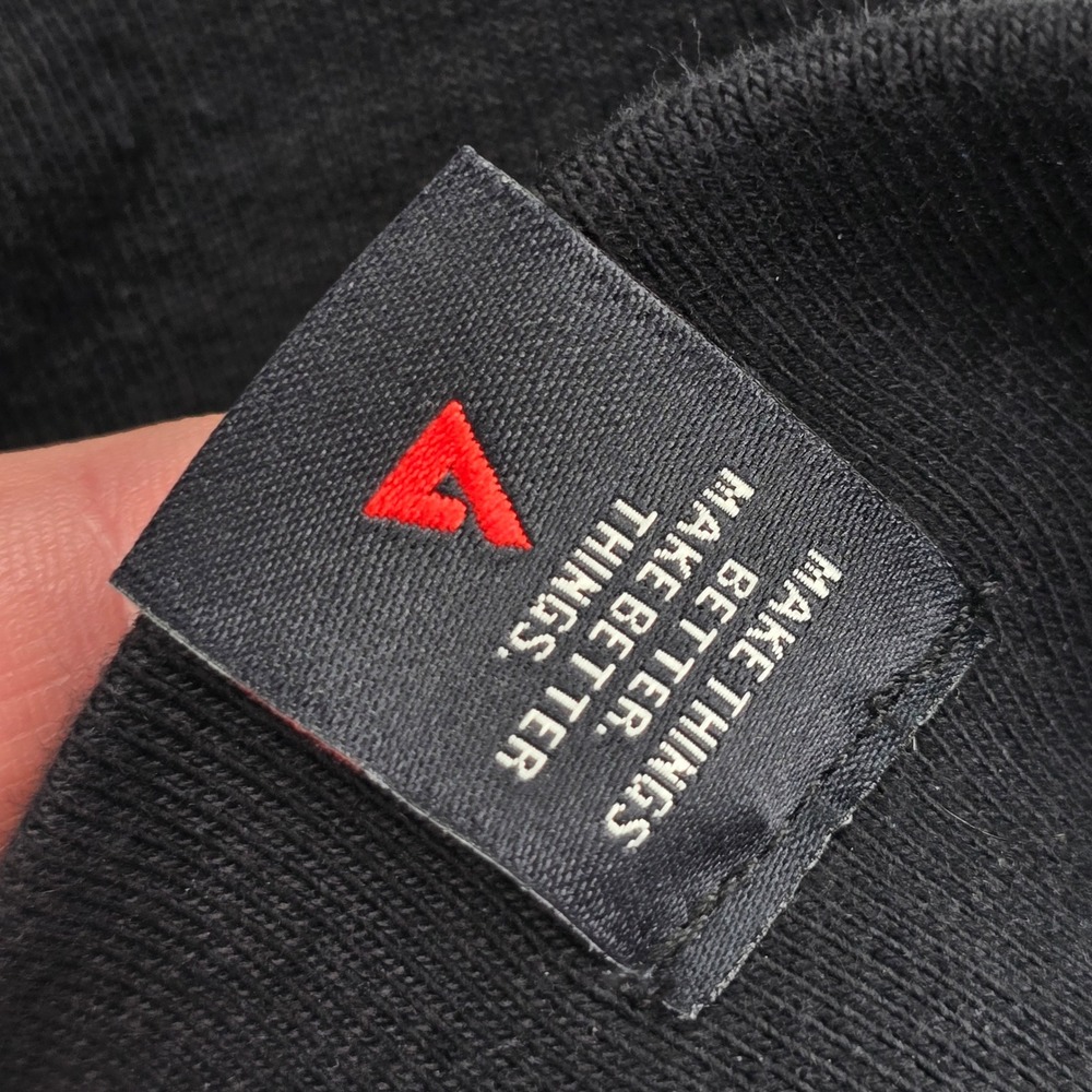 American Giant Hoodie Mens Small Black Cotton Pullover Heavyweight Made in USA - Picture 11 of 14